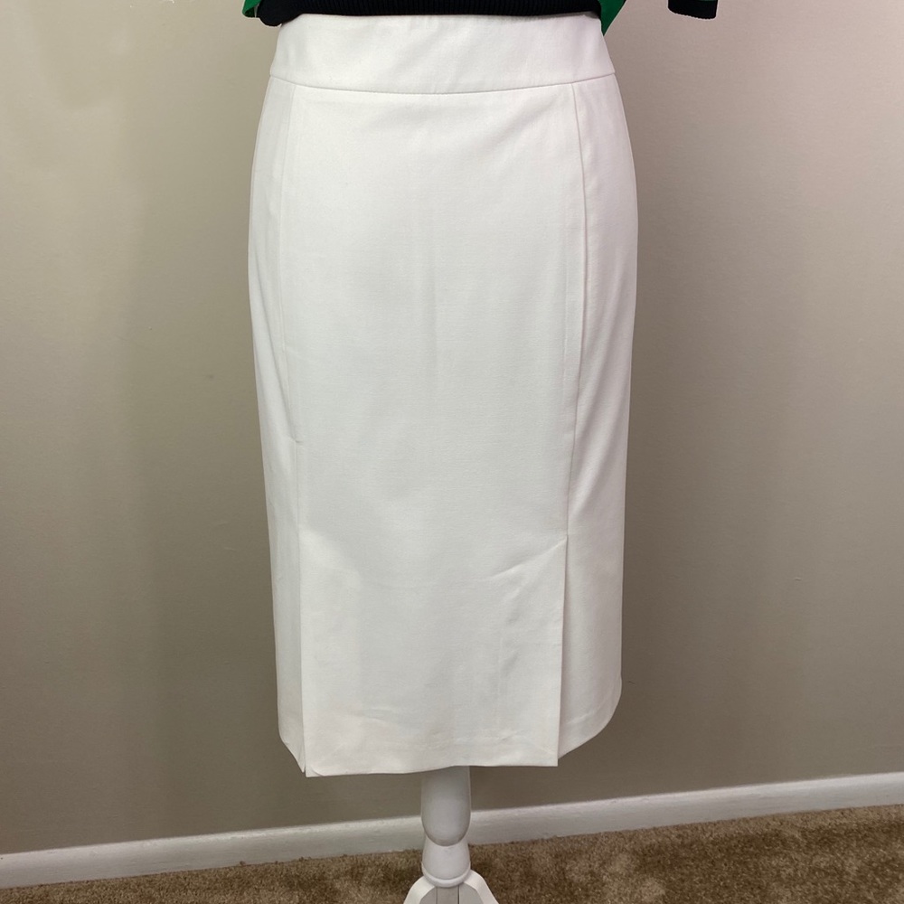 (0160) NYC Ivory pencil skirt